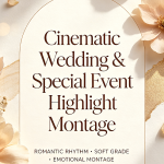 Cinematic Wedding & Special Event Highlight Montage